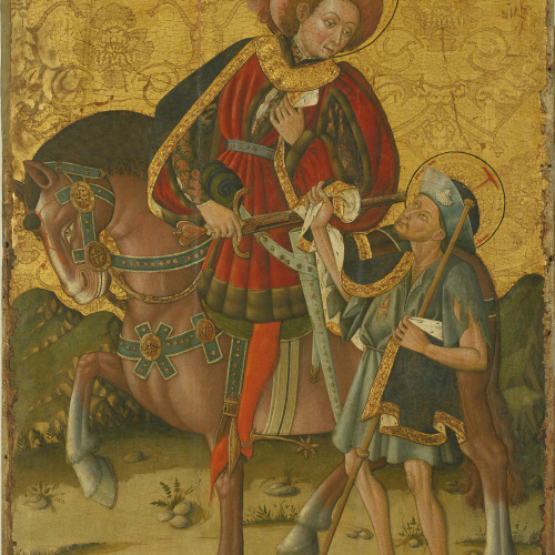 image for: Blasco de Grañén - Sant Martí partint la capa - Cap a 1450