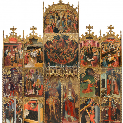 image for: Jaume Cirera - Retaule de sant Miquel i sant Pere - 1432-1433