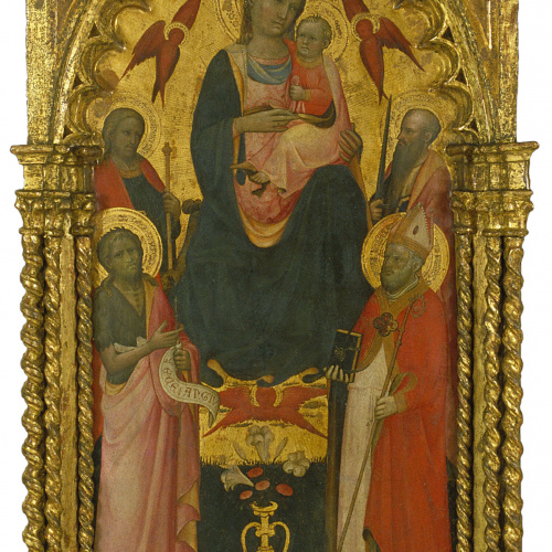 image for: Rossello di Jacopo Franchi - Mare de Déu i sants - Primer quart del segle XV