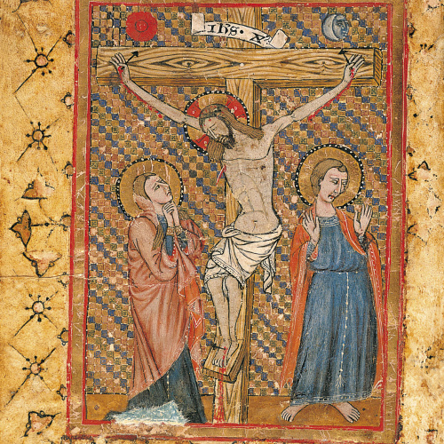 image for: Anònim - Crucifixió - Segon quart del segle XIV