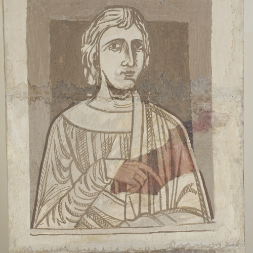 image for: Mestre de la sala capitular de Sixena - De Nangai a Resà de la genealogia de Crist segons Lluc, de la sala capitular de Sixena - Entre 1196-1208 [1]