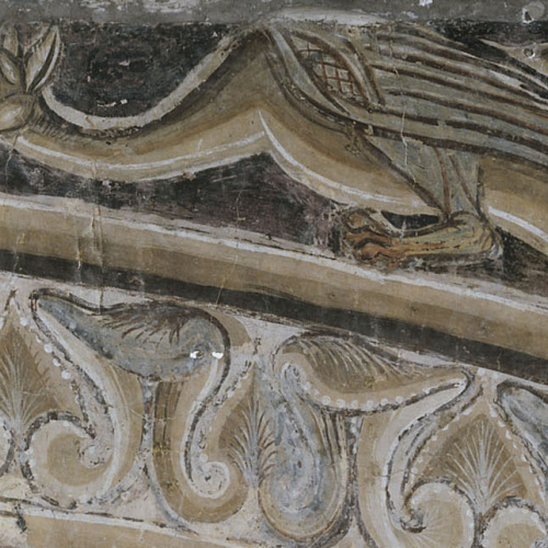 image for: Mestre de la sala capitular de Sixena - Un àngel ensenya Adam a treballar la terra, de la sala capitular de Sixena - Entre 1196-1208 [4]