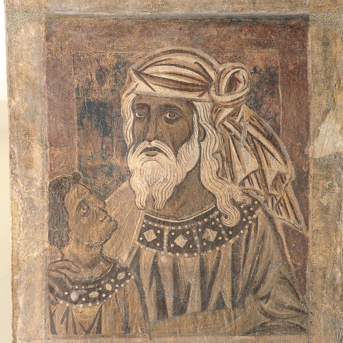 image for: Mestre de la sala capitular de Sixena - De Salmon a Roboam de la genealogia de Crist segons Mateu, de la sala capitular de Sixena - Entre 1196-1200 [5]