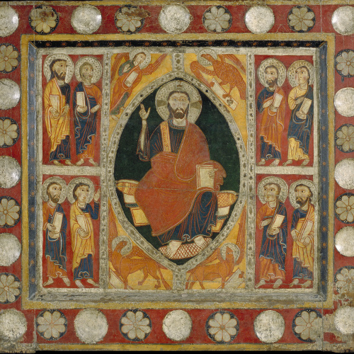 image for: Anònim. Catalunya. Taller de la Seu d&#039;Urgell del 1200 - Frontal d&#039;altar de Sant Romà de Vila - Primer terç del segle XIII