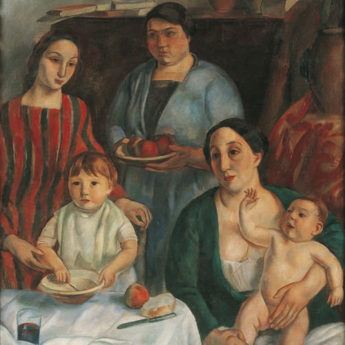 image for: Joaquim Sunyer - La meva família - Sitges, 1922