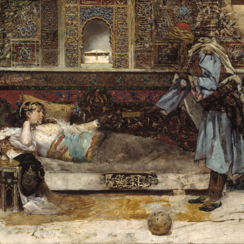 image for: Antoni Fabrés - El regal del sultà - 1885-1886