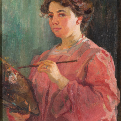 image for: Lluïsa Vidal - Autoretrat - Cap a 1899