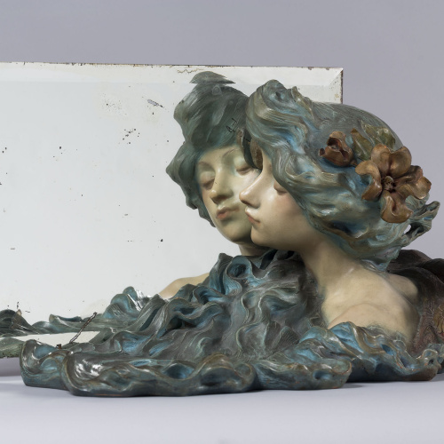 image for: Lambert Escaler - Bust femení amb mirall - Cap a 1903