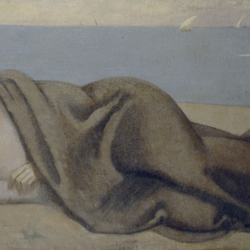 image for: Juli González - Noia adormida a la platja - 1914
