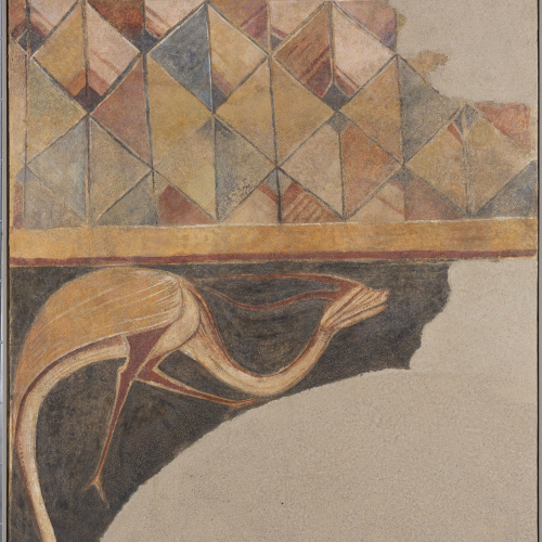 image for: Anònim. Castella - Sanefa i animal fantàstic d&#039;Arlanza - Primer quart del segle XIII