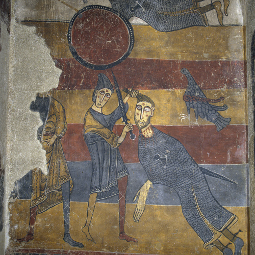 image for: Mestre del Judici Final - Lluita de David i Goliat i altres escenes de Santa Maria de Taüll - Després de 1123