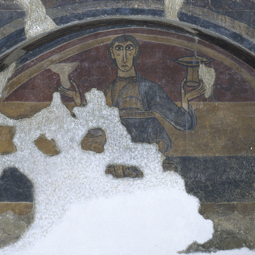 image for: Mestre del Judici Final - Home amb dues copes de Santa Maria de Taüll - Després de 1123