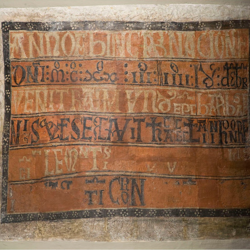 image for: Mestre de Taüll - Inscripció de consagració de Sant Climent de Taüll - Cap a 1123