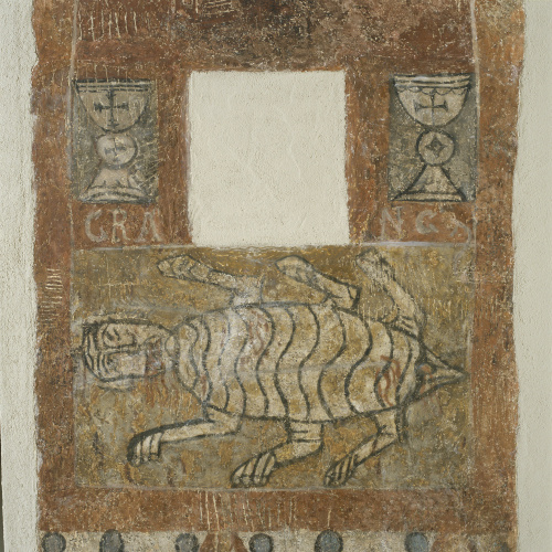image for: Tercer Mestre de Sorpe - Sant Pastor i el símbol zodiacal de Càncer de Sorpe - Mitjan segle XII [4]