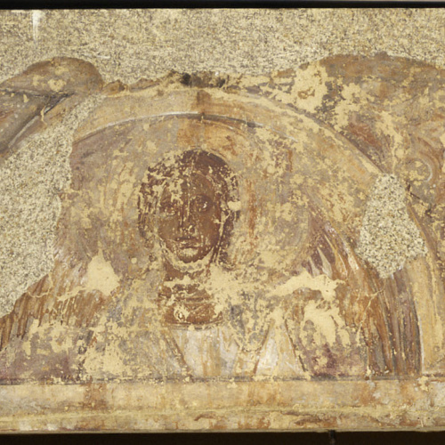 image for: Mestre de la sala capitular de Sixena - Fris amb àngel i laberints, de la sala capitular de Sixena - Entre 1196-1208