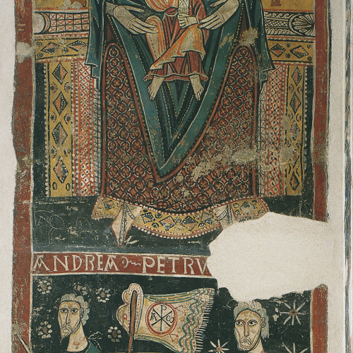 image for: Segon Mestre de Sorpe - Maria entre l&#039;Església i la Sinagoga i Barca de l&#039;Església de Sorpe - Mitjan segle XII