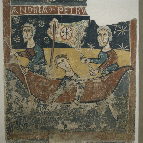 image for: Segon Mestre de Sorpe - Maria entre l&#039;Església i la Sinagoga i Barca de l&#039;Església de Sorpe - Mitjan segle XII [1]