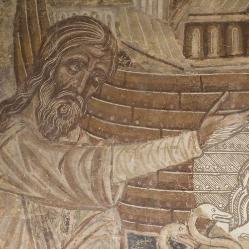 image for: Mestre de la sala capitular de Sixena - Noè fa entrar els animals a l&#039;arca, de la sala capitular de Sixena - Entre 1196-1208 [1]