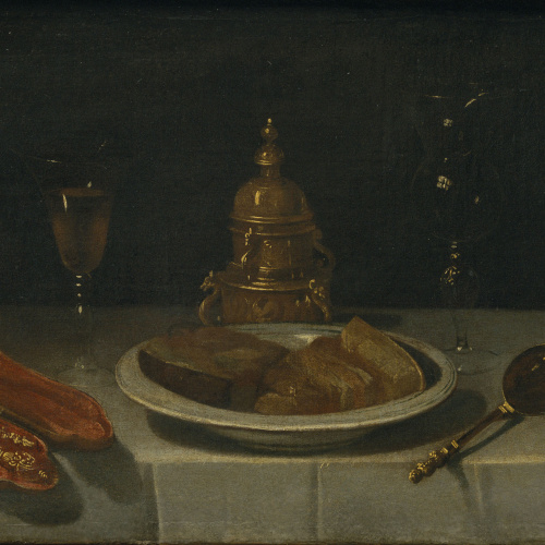image for: Juan van der Hamen y León - Natura morta amb taula parada - Cap a 1620