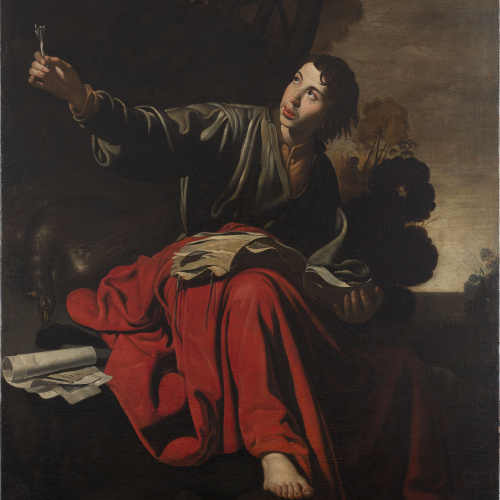 image for: Anònim. Andalusia - Sant Joan Evangelista a Patmos - Entre 1616-1625