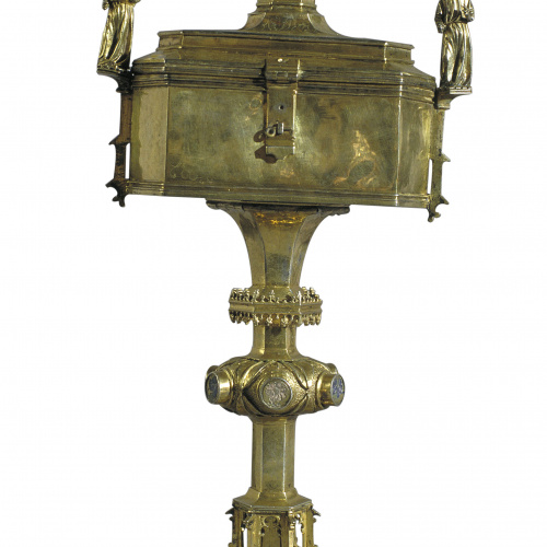 image for: Anònim. Aragó. Saragossa - Píxide pediculada - Cap a 1425