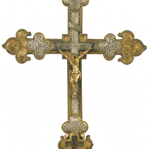 image for: Anònim. Catalunya. Barcelona - Creu reliquiari del fust de la Veracreu - Segona meitat del segle XIV