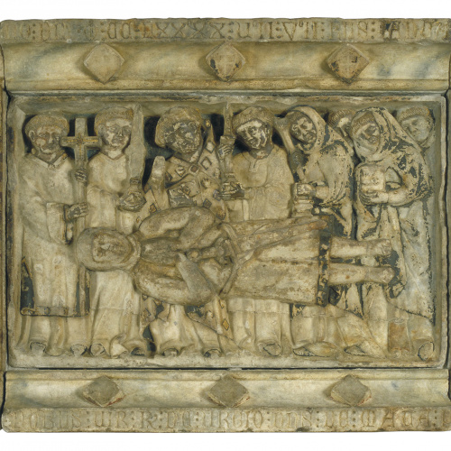 image for: Anònim. Catalunya - Làpida sepulcral de Ramon d&#039;Urtx (mort el 1297) - Últim quart del segle XIII