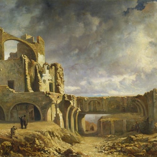 image for: Ramon Martí i Alsina - Ruïnes del Palau - Barcelona, 1859
