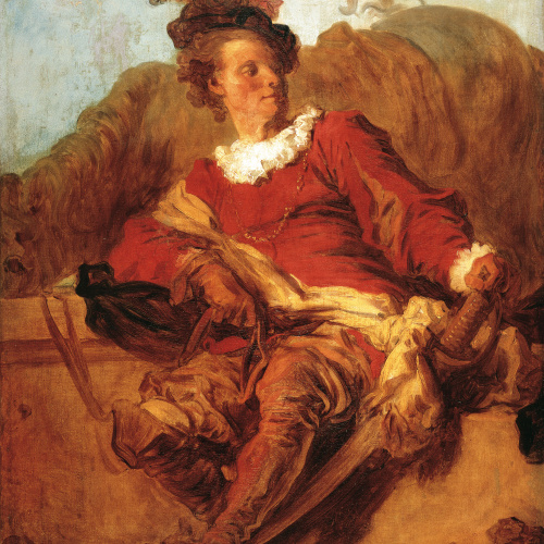 image for: Jean-Honoré Fragonard - Retrat de Charles-Michel-Ange Challe (?) - Cap a 1769