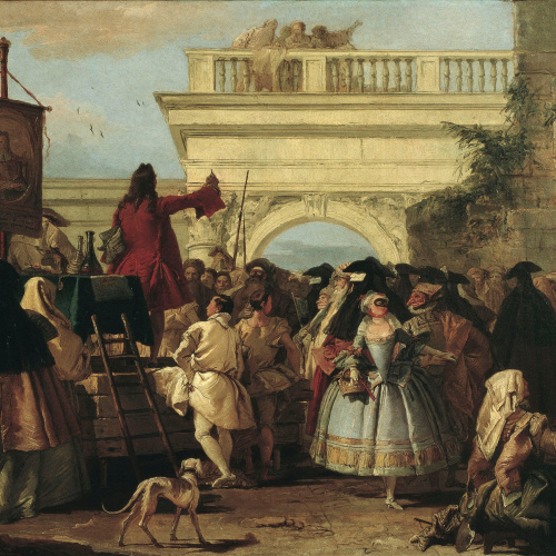 image for: Giandomenico Tiepolo - El xarlatà - 1756