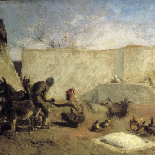 image for: Marià Fortuny - Ferrador marroquí - Cap a 1870