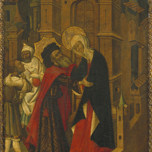 image for: Mestre de Retascón - Abraçada a la Porta Daurada - Cap a 1410-1425