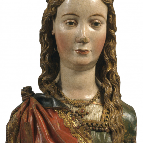 image for: Pasquier Borman - Bust reliquiari d&#039;una santa verge - Entre 1520-1530
