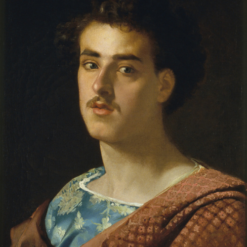 image for: Marià Fortuny - Autoretrat - Roma, cap a 1858