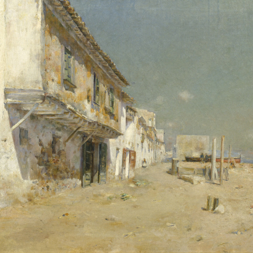 image for: Joan Roig i Soler - Platja de Blanes - Cap a 1894