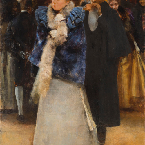 image for: Romà Ribera - Sortida del ball - Cap a 1894