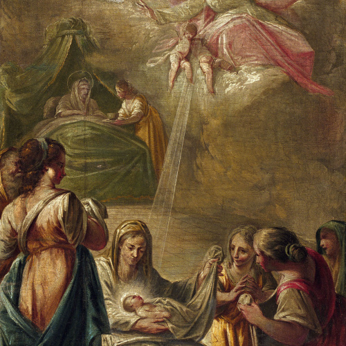 image for: Francesc Pla Duran dit &quot;El Vigatà&quot; - Naixement de la Mare de Déu - Cap a 1780