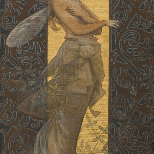 image for: Alexandre de Riquer - Figura femenina alada - 1887