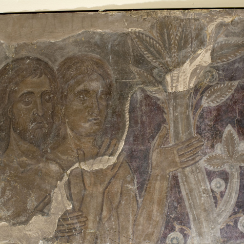 image for: Mestre de la sala capitular de Sixena - Déu mostra el Paradís a Adam i Eva, de la sala capitular de Sixena - Entre 1196-1200 [1]