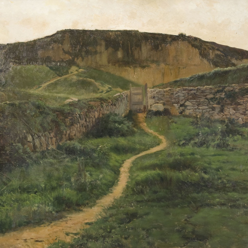 image for: Enric Galwey - Estudi de la pedrera de Montjuïc - Cap a 1891
