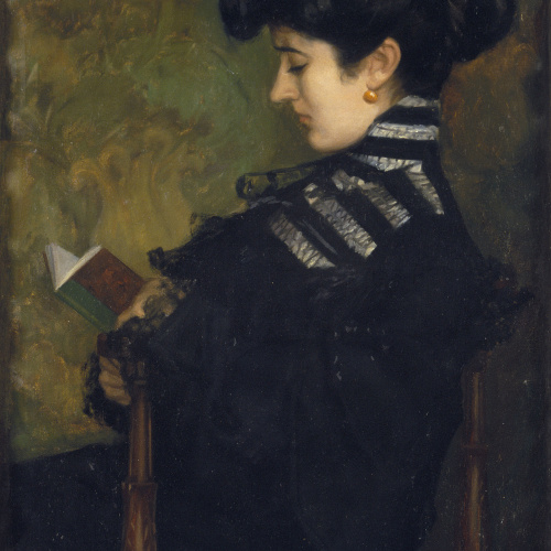 image for: Sebastià Junyent - Dona llegint - 1904