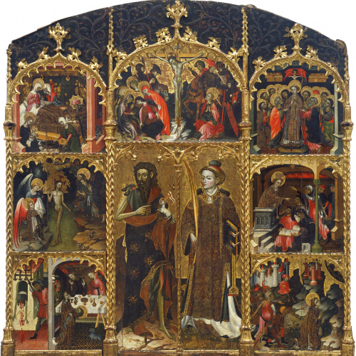 image for: Mestre de Badalona - Retaule de sant Joan Baptista i sant Esteve - Primer terç del segle XV