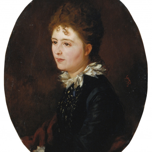 image for: Simó Gómez - Retrat de dona - 1873