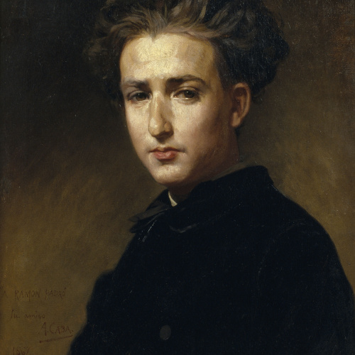 image for: Antoni Caba - Retrat del pintor Ramon Padró - 1867