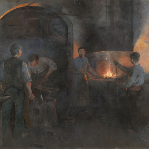 image for: Lluís Graner - La ferreria - 1894