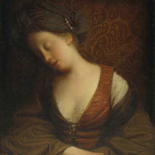 image for: Jean-Baptiste Santerre - Dona jove dormint - Anterior a 1710