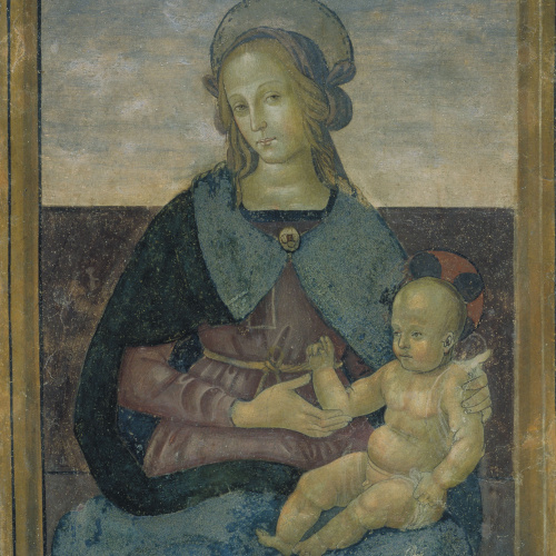 image for: Pietro di Cristoforo Vannucci (Perugino) - Mare de Déu amb el Nen Jesús - Últim decenni del segle XV