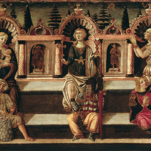 image for: Anton Francesco dello Scheggia - Les set Virtuts - 1465-1470