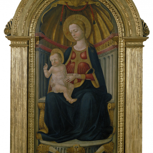 image for: Neri di Bicci - Mare de Déu amb el Nen Jesús en el tron - Segle XV