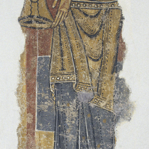 image for: Mestre del Judici Final - Figura amb un vas de Santa Maria de Taüll - Després de 1123
